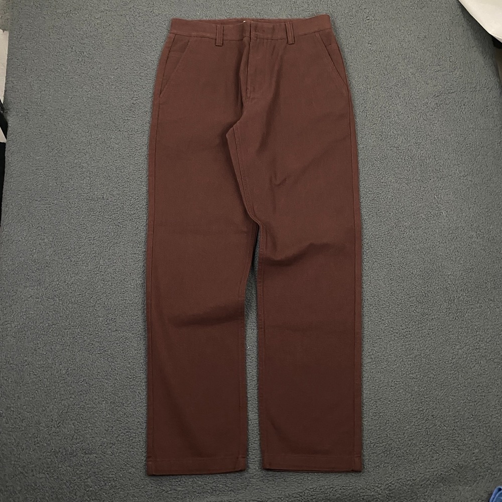Katin Vincent Pant Mens Medium Red Brown Canvas Cotton Chino Surf Skate Beach